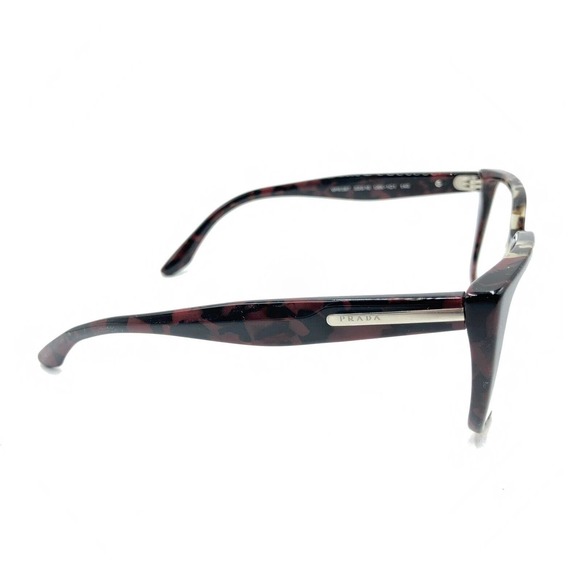 Prada VPR 08T U6K-1O1 Brown Red Tan Marble Eyeglasses Frames 53-16 140 Italy - Picture 4 of 12